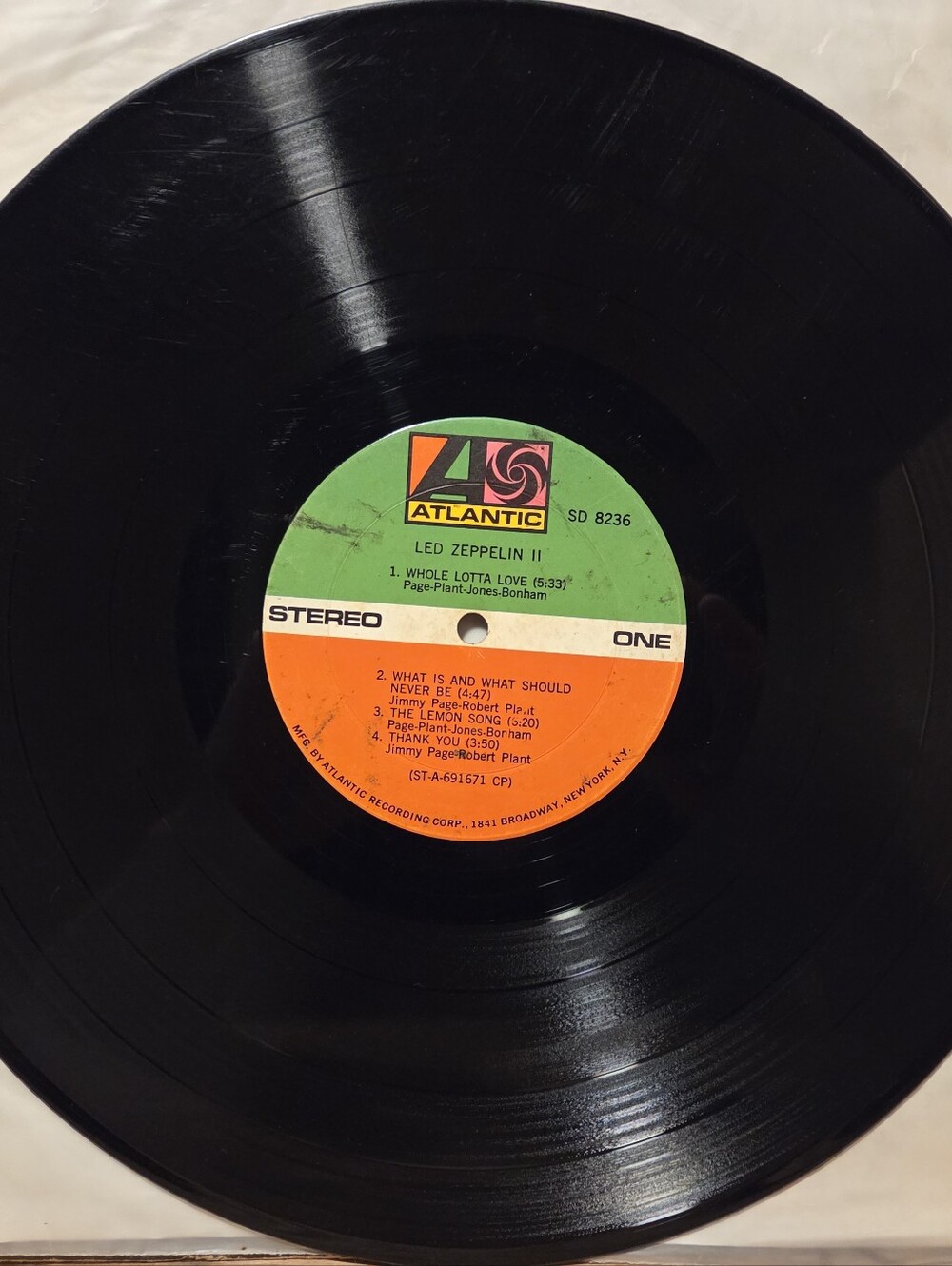 Led Zeppelin II Vinyl Record - vintage 1969 - Picture 6 of 7